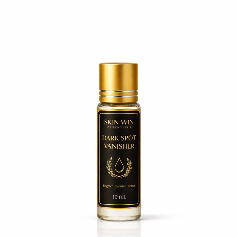 Skin Win Essentials Dark Spot Vanisher 10ml roller bottle on a white background