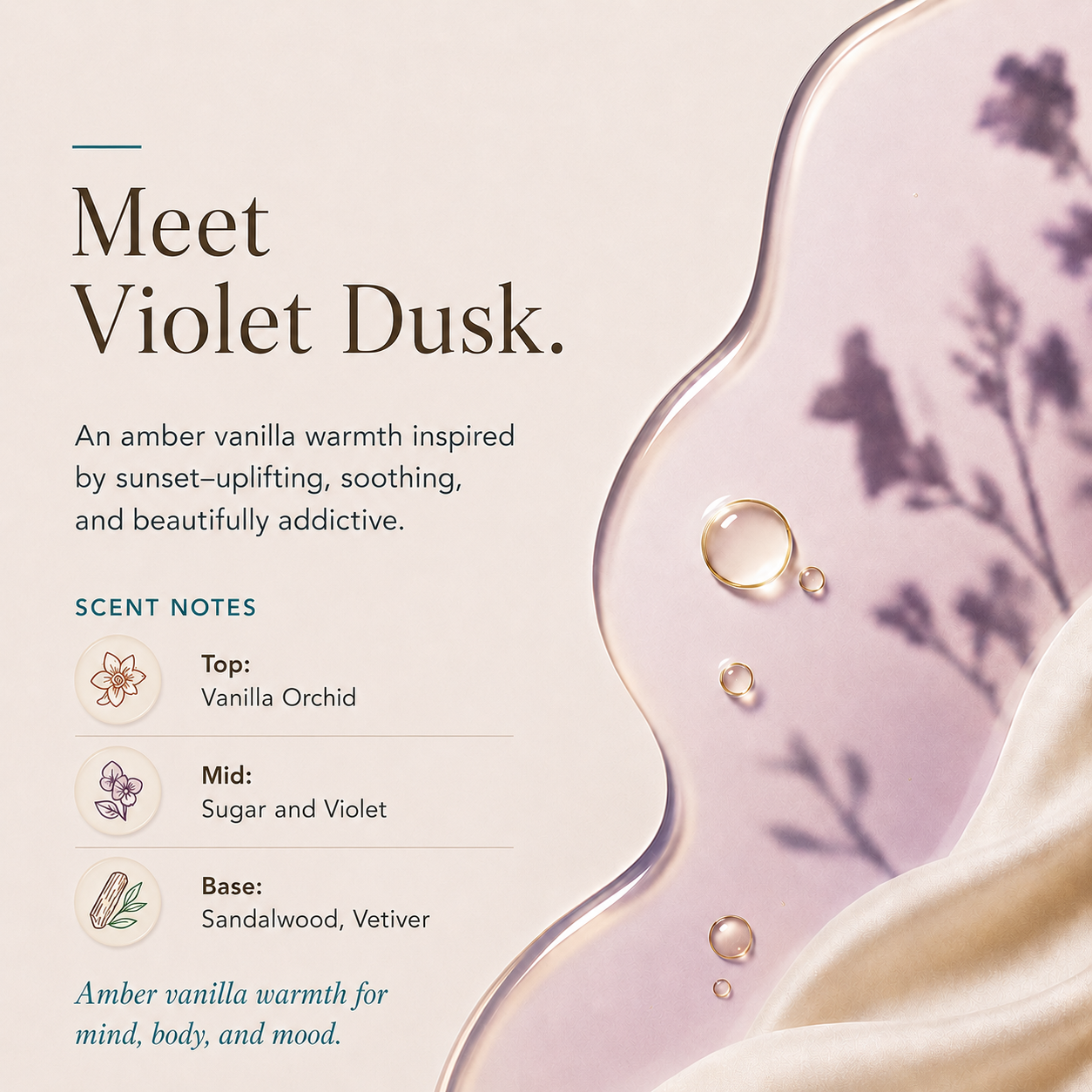 Violet Dusk - Enriching Body Oil